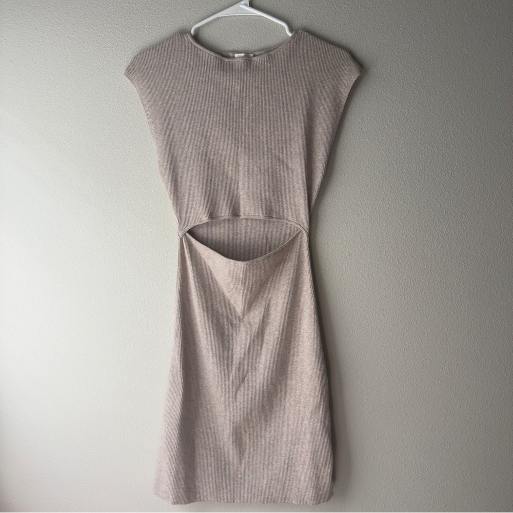Wilfred Free Cut-out Knit Mini Dress - Picture 2 of 4